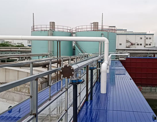 東莞化工廢水升級改造項目現(xiàn)場